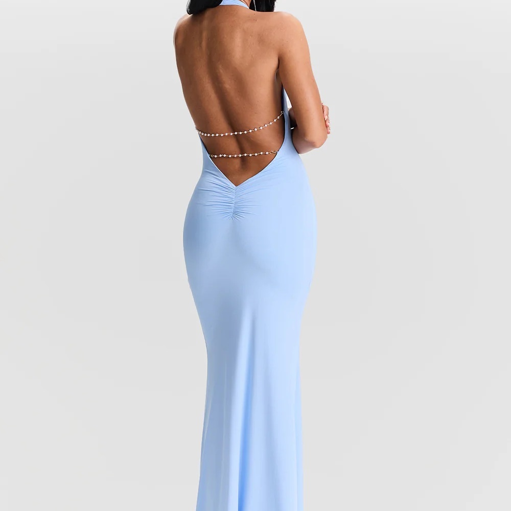 Sasha Therese Blue Harper Dress